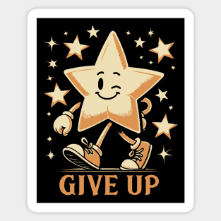 Give Up Sticker